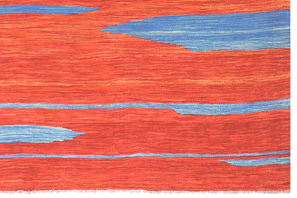 Contemporary kilim carpet 302 x 205
